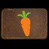 Faux Leather Engravable Patch - Round-Corner Rectangular Thumbnail