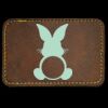 Faux Leather Engravable Patch - Round-Corner Rectangular Thumbnail