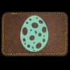 Faux Leather Engravable Patch - Round-Corner Rectangular Thumbnail