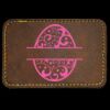 Faux Leather Engravable Patch - Round-Corner Rectangular Thumbnail