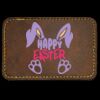 Faux Leather Engravable Patch - Round-Corner Rectangular Thumbnail