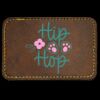 Faux Leather Engravable Patch - Round-Corner Rectangular Thumbnail