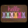 Faux Leather Engravable Patch - Round-Corner Rectangular Thumbnail