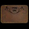 Faux Leather Engravable Patch - Round-Corner Rectangular Thumbnail