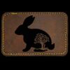 Faux Leather Engravable Patch - Round-Corner Rectangular Thumbnail