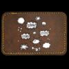 Faux Leather Engravable Patch - Round-Corner Rectangular Thumbnail