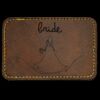 Faux Leather Engravable Patch - Round-Corner Rectangular Thumbnail