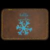 Faux Leather Engravable Patch - Round-Corner Rectangular Thumbnail