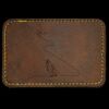Faux Leather Engravable Patch - Round-Corner Rectangular Thumbnail
