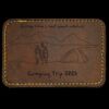 Faux Leather Engravable Patch - Round-Corner Rectangular Thumbnail