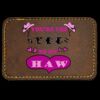 Faux Leather Engravable Patch - Round-Corner Rectangular Thumbnail