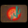 Faux Leather Engravable Patch - Round-Corner Rectangular Thumbnail