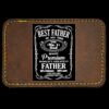 Faux Leather Engravable Patch - Round-Corner Rectangular Thumbnail