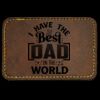 Faux Leather Engravable Patch - Round-Corner Rectangular Thumbnail