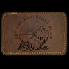 Faux Leather Engravable Patch - Round-Corner Rectangular Thumbnail