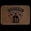 Faux Leather Engravable Patch - Round-Corner Rectangular Thumbnail