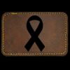 Faux Leather Engravable Patch - Round-Corner Rectangular Thumbnail