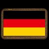 Faux Leather Engravable Patch - Round-Corner Rectangular Thumbnail