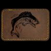 Faux Leather Engravable Patch - Round-Corner Rectangular Thumbnail