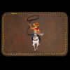 Faux Leather Engravable Patch - Round-Corner Rectangular Thumbnail