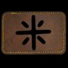 Faux Leather Engravable Patch - Round-Corner Rectangular Thumbnail