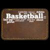 Faux Leather Engravable Patch - Round-Corner Rectangular Thumbnail