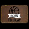 Faux Leather Engravable Patch - Round-Corner Rectangular Thumbnail