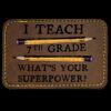 Faux Leather Engravable Patch - Round-Corner Rectangular Thumbnail