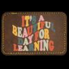 Faux Leather Engravable Patch - Round-Corner Rectangular Thumbnail