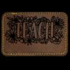 Faux Leather Engravable Patch - Round-Corner Rectangular Thumbnail