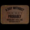 Faux Leather Engravable Patch - Round-Corner Rectangular Thumbnail