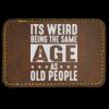 Faux Leather Engravable Patch - Round-Corner Rectangular Thumbnail