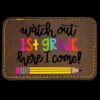 Faux Leather Engravable Patch - Round-Corner Rectangular Thumbnail