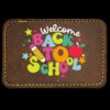 Faux Leather Engravable Patch - Round-Corner Rectangular Thumbnail
