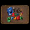 Faux Leather Engravable Patch - Round-Corner Rectangular Thumbnail