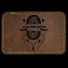 Faux Leather Engravable Patch - Round-Corner Rectangular Thumbnail