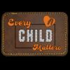 Faux Leather Engravable Patch - Round-Corner Rectangular Thumbnail