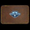 Faux Leather Engravable Patch - Round-Corner Rectangular Thumbnail