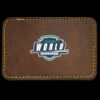 Faux Leather Engravable Patch - Round-Corner Rectangular Thumbnail