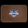 Faux Leather Engravable Patch - Round-Corner Rectangular Thumbnail