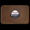 Faux Leather Engravable Patch - Round-Corner Rectangular Thumbnail