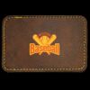 Faux Leather Engravable Patch - Round-Corner Rectangular Thumbnail