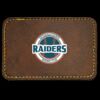 Faux Leather Engravable Patch - Round-Corner Rectangular Thumbnail