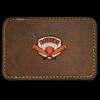 Faux Leather Engravable Patch - Round-Corner Rectangular Thumbnail