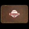 Faux Leather Engravable Patch - Round-Corner Rectangular Thumbnail