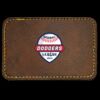 Faux Leather Engravable Patch - Round-Corner Rectangular Thumbnail