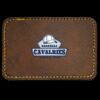Faux Leather Engravable Patch - Round-Corner Rectangular Thumbnail