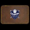 Faux Leather Engravable Patch - Round-Corner Rectangular Thumbnail