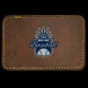 Faux Leather Engravable Patch - Round-Corner Rectangular Thumbnail
