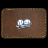 Faux Leather Engravable Patch - Round-Corner Rectangular Thumbnail